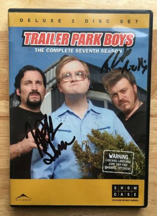 Trailer Park Boys Signed The Complete Season 7 Dvd Ricky & Julian Autographed