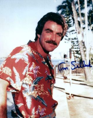 Tom Selleck Signed 8x10 Autographed Photo,