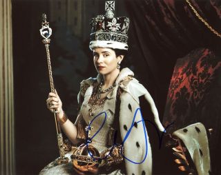 Claire Foy " The Crown " Autograph Signed 8x10 Photo Acoa