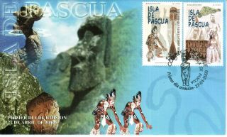 Fdc Chile April 27,  2000 Easter Island / Rapa Nui / Isla De Pascua