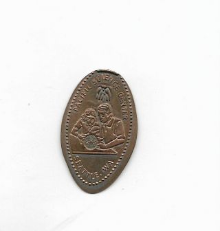 Pacific Science Center Seattle Washington Elongated Penny Coin One Cent Token