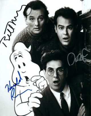 Bill Murray Dan Aykroyd Ramis Signed 8x10 Picture Autographed Photo Pic