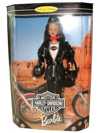 Harley - Davidson Barbie 4 2000 Doll Box Is