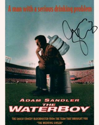 Adam Sandler Water Boy Signed 8x10 Photo Picture Autographed And