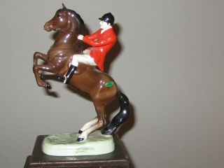 Beswick Huntsman On Rearing Horse 868 Porcelain Figure