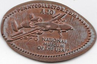 Elongated Souvenir Penny: National Museum Of The Usaf (a - 10) Z 53a