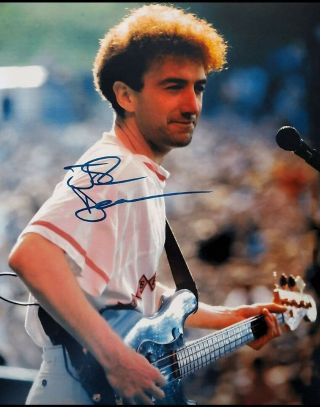 Queen Guitarist John Deacon 8 X 10 Autographed W/coa