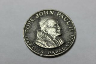 1987 - Token - Medal - Pope John Paul Ii - Usa Papal Visit