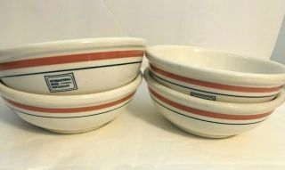 Set Of 4 Buffalo China Restaurant Ware Bowls Ihop Intl House Of Pancakes Vintage