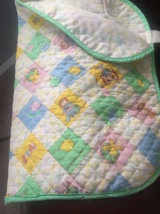 Vintage Cabbage Patch Kids Doll Blanket Sleeping Bag 1983 Made In Usa ?
