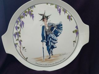 Villeroy & Boch Luxembourg Design 1900 Handled Round Cake Plate Serving Platter