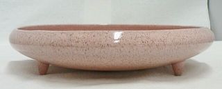 Red Wing Pottery Speckled Pink Footed Bowl Number 1492