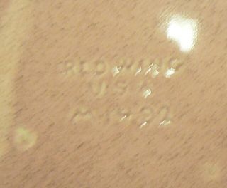 RED WING POTTERY SPECKLED PINK FOOTED BOWL NUMBER 1492 3