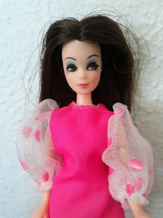 Vintage 1970 ' s Topper Dawn ANGIE DOLL - Pink Dress & Panties 2