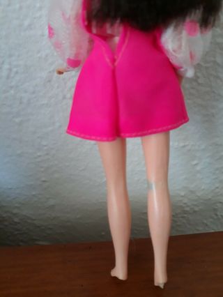Vintage 1970 ' s Topper Dawn ANGIE DOLL - Pink Dress & Panties 3