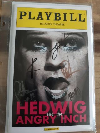 Signed Hedwig And The Angry Inch Signed Neil Patrick Harris,  Lena Hall And Obc