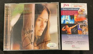 Tia Carrere Hand Signed Autographed Hawaiiana Cd Booklet W/case & Cd Jsa/coa