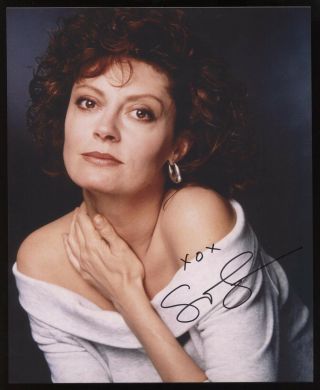 Susan Sarandon Signed 8x10 Photo Autographed Photograph Vintage Signature