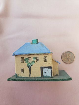 Vintage Artisan Folk Art Dollhouse Miniature Toy Doll 