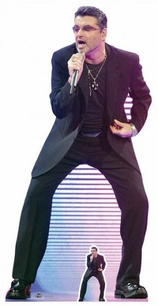 George Michael Lifesize And Mini Cardboard Cutout / Standup / Standee Singer