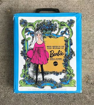 Vintage 1968 Mattel The World Of Barbie Doll Case 1002