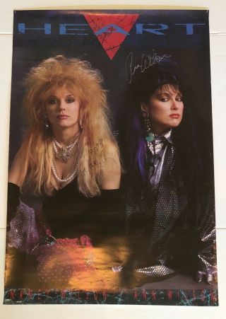 Heart Band Autographed Poster
