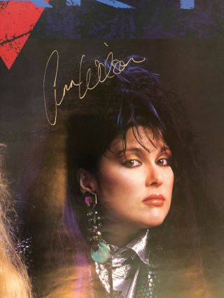 Heart Band Autographed Poster 3