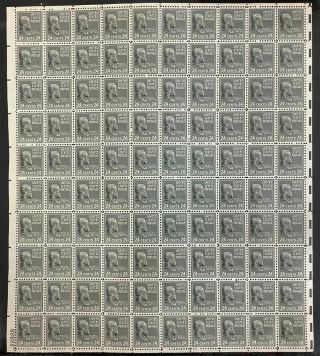US 828,  24¢ Benjamin Harrison,  Complete sheet of 100,  og,  NH,  Brookman $375.  00 2
