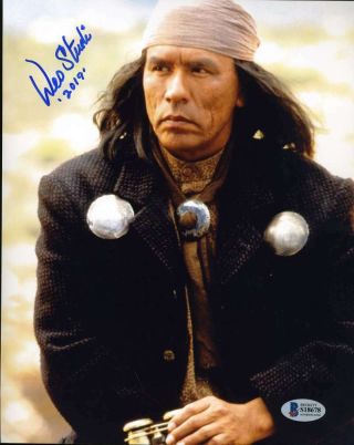 Wes Studi Bas Beckett Signed 8x10 Geronimo Photo Autographed