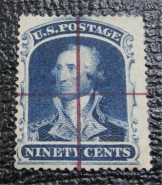 Nystamps Us Stamp 39 $11000 Red Pen Cancel