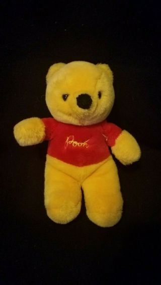 Gund Sears Disney Vintage Winnie The Pooh Bear 10 " Plush Stuffed Animal Toy