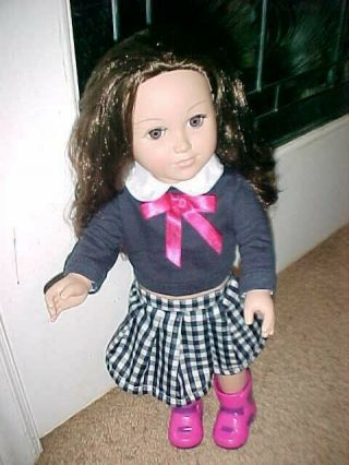 Cititoy My Life As 18 " Long Brown Hair Girl Doll 2013