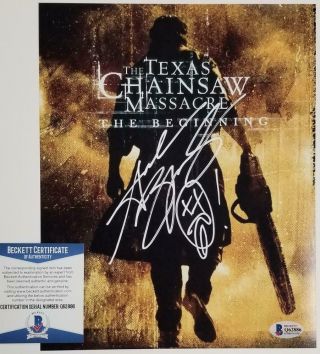 Andrew Bryniarski Signed Texas Chainsaw Massacre 8x10 Photo 1 Beckett Bas