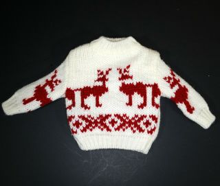 Ooak Fox White Red Sweater Fits Tonner Tyler Wentworth Gene Rtb101 Knit