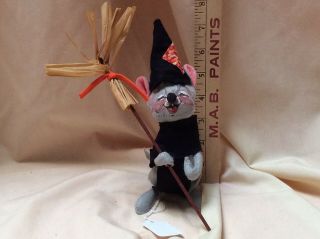 Annalee Mobilitee Doll Vintage Halloween Witch Mouse