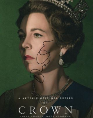 Olivia Colman The Crown Autographed Signed 8x10 Photo 2019 - 11