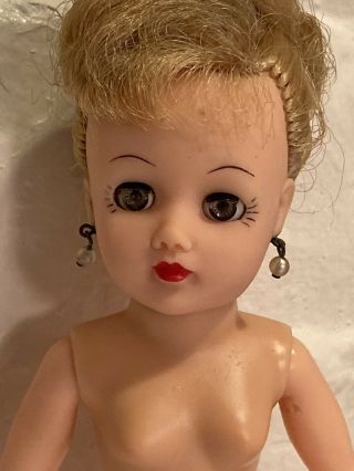 Vintage Ideal Little Miss Revlon Doll 10 1/2 " - Needs Tlc / Read &