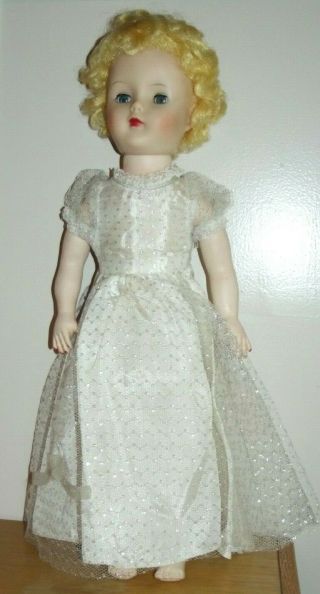 Vintage Grocery Store Doll 21 " In Dress