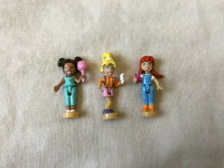 Polly Pocket 2002 Pollyworld Amusement Park Replacement Figures 126 128 129