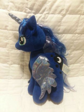 Build A Bear Workshop My Little Pony Princess Luna Blue Unicorn Pegasus Mlp Babw