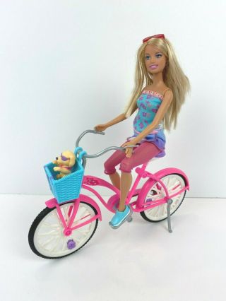 Barbie Beach Party Doll & Bike 2008 COMPLETE 2