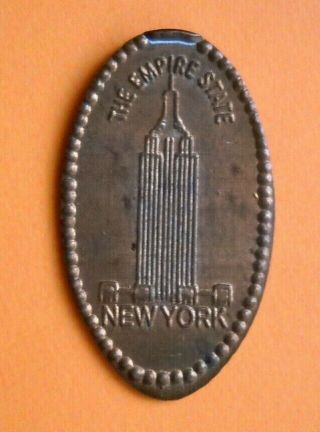 The Empire State Elongated Penny York Usa Cent Souvenir Coin