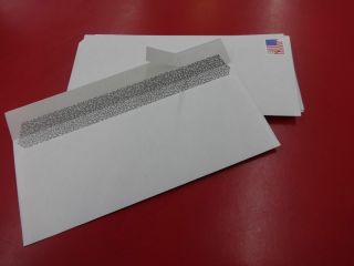 500 Forever Stamped Envelopes - 10 White Pull and seal Envelopes with stamp 2