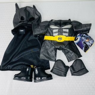 Build A Bear Batman The Dark Knight Rises Outfit Costume Mask Cape Gloves