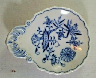 Vintage White & Blue Delft German Germany China Oven Stove Top Spoon Rest