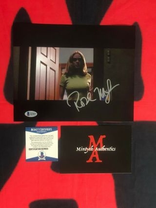 Rose Mcgowan Scream Autographed Signed 8x10 Photo Beckett Horror Proof