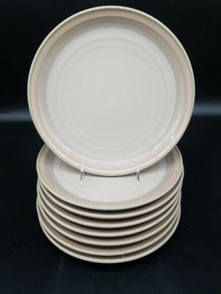 Set Of 8 Noritake Sunset Mesa Stoneware 8663 10.  25 " Dinner Plates