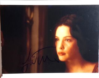 Lord Of The Rings Autograph 8x10 Photo Signed By Liv Tyler As Arwen (lhau - 351)