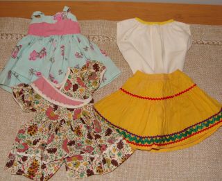 3 Homemade Outfits For 16 " Terri Lee Doll