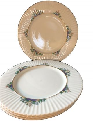 Set Of 4 Lenox China Rutledge Dinner Plates